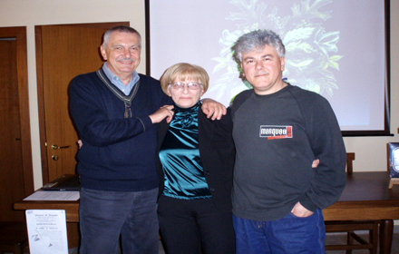 Renzo Bellardone, Maria Lacchio, Claudio Furlan; Donne e Draghi: 16 aprile 2010
