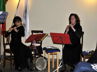 Titta Sanità e Laura Serra del Tafel Musik Ensemble